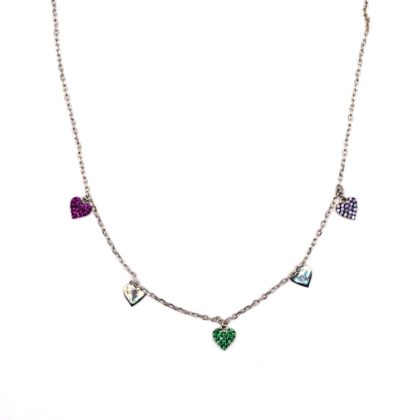 Colourful Hearts Chocker