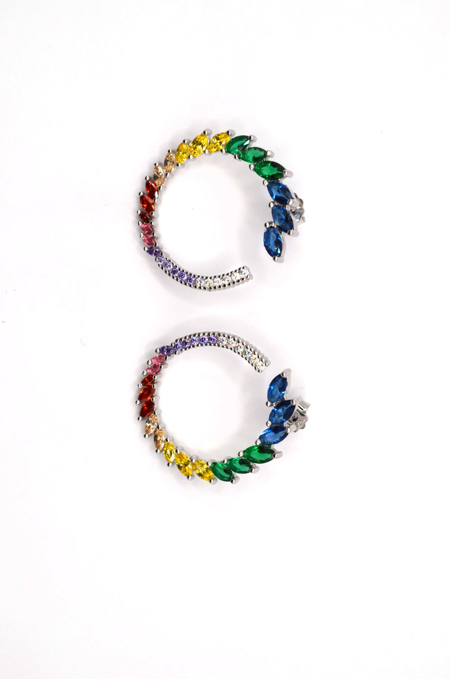 Colourfull Elegant Zircon Earrings