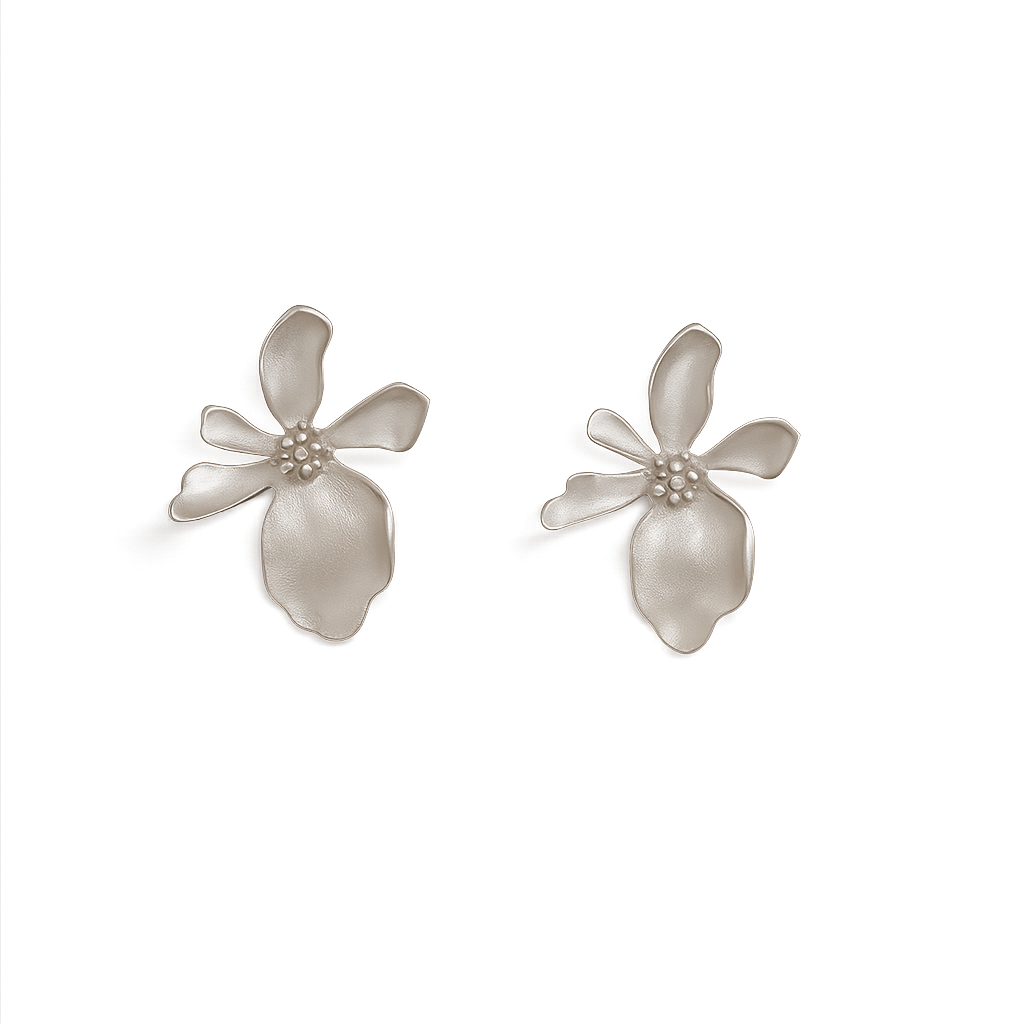 Iris Flower Earrings