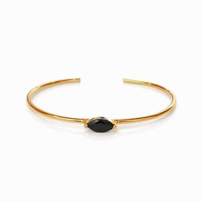 Thin One-stone Bangle