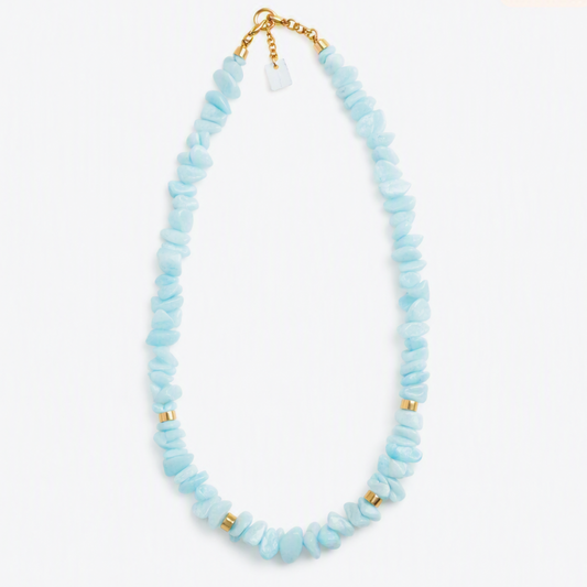Aqua Semi-precious Stone Necklace