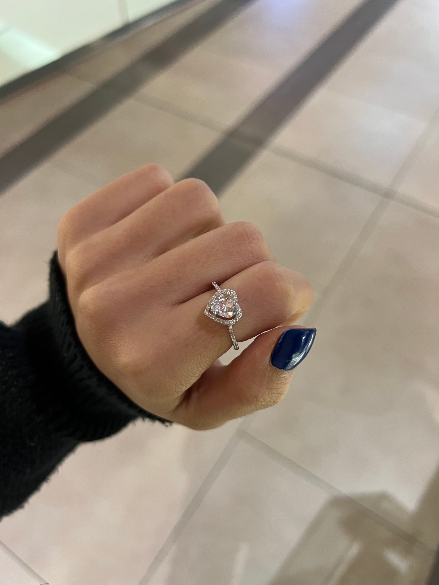 Heart Engagement Ring