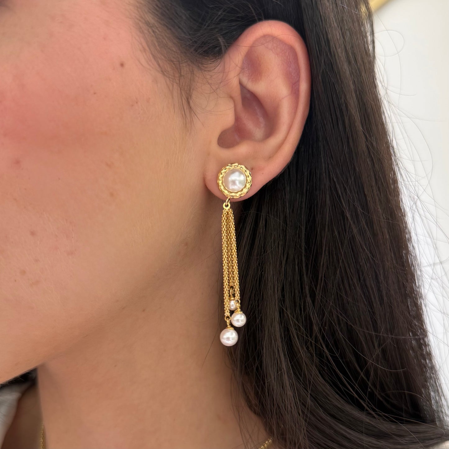 Vintage Pearl Earrings