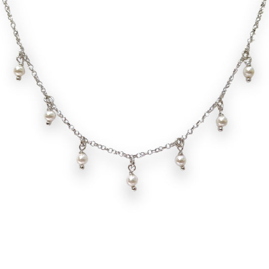 Drop Pearls Necklace