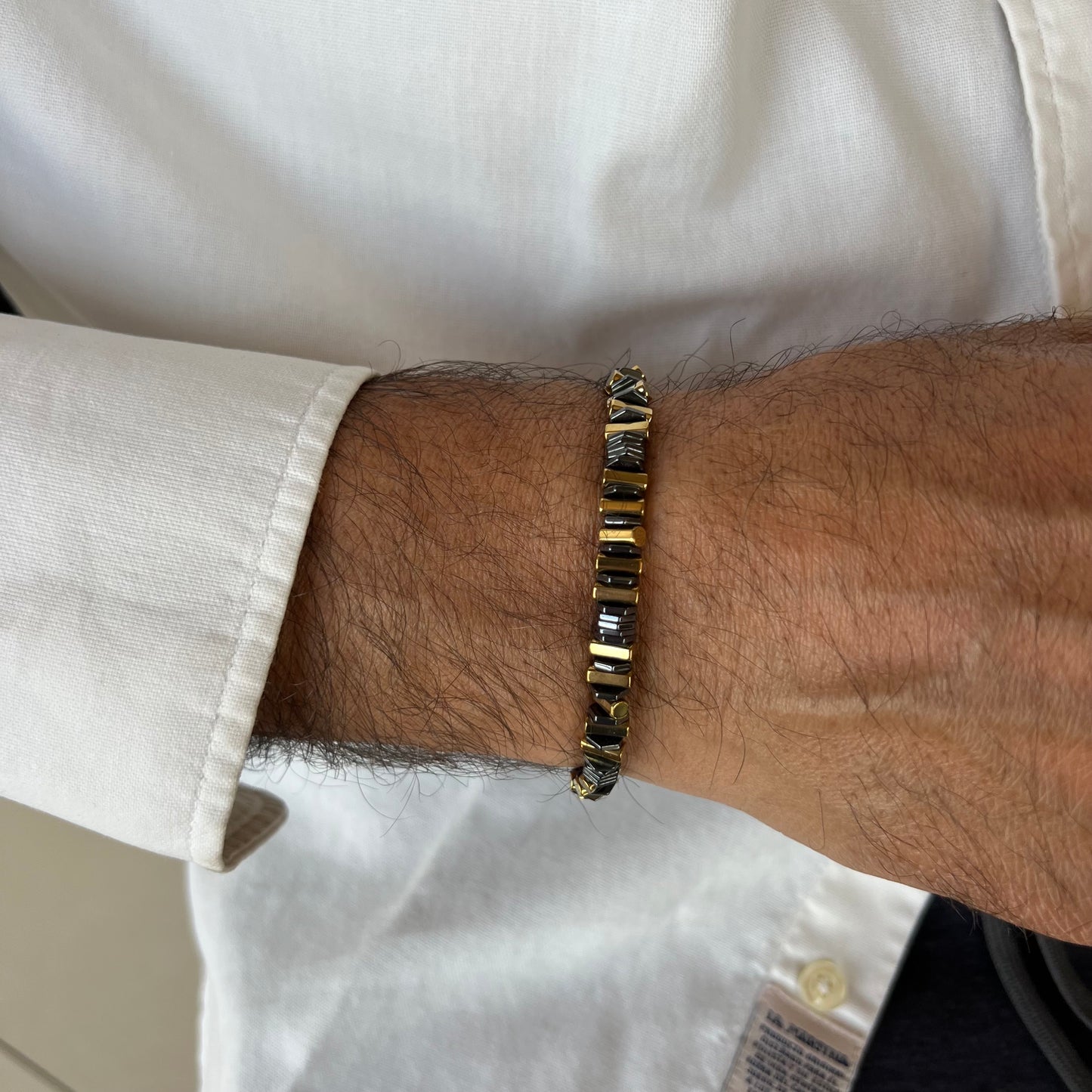 Hematite Chunks Bracelet