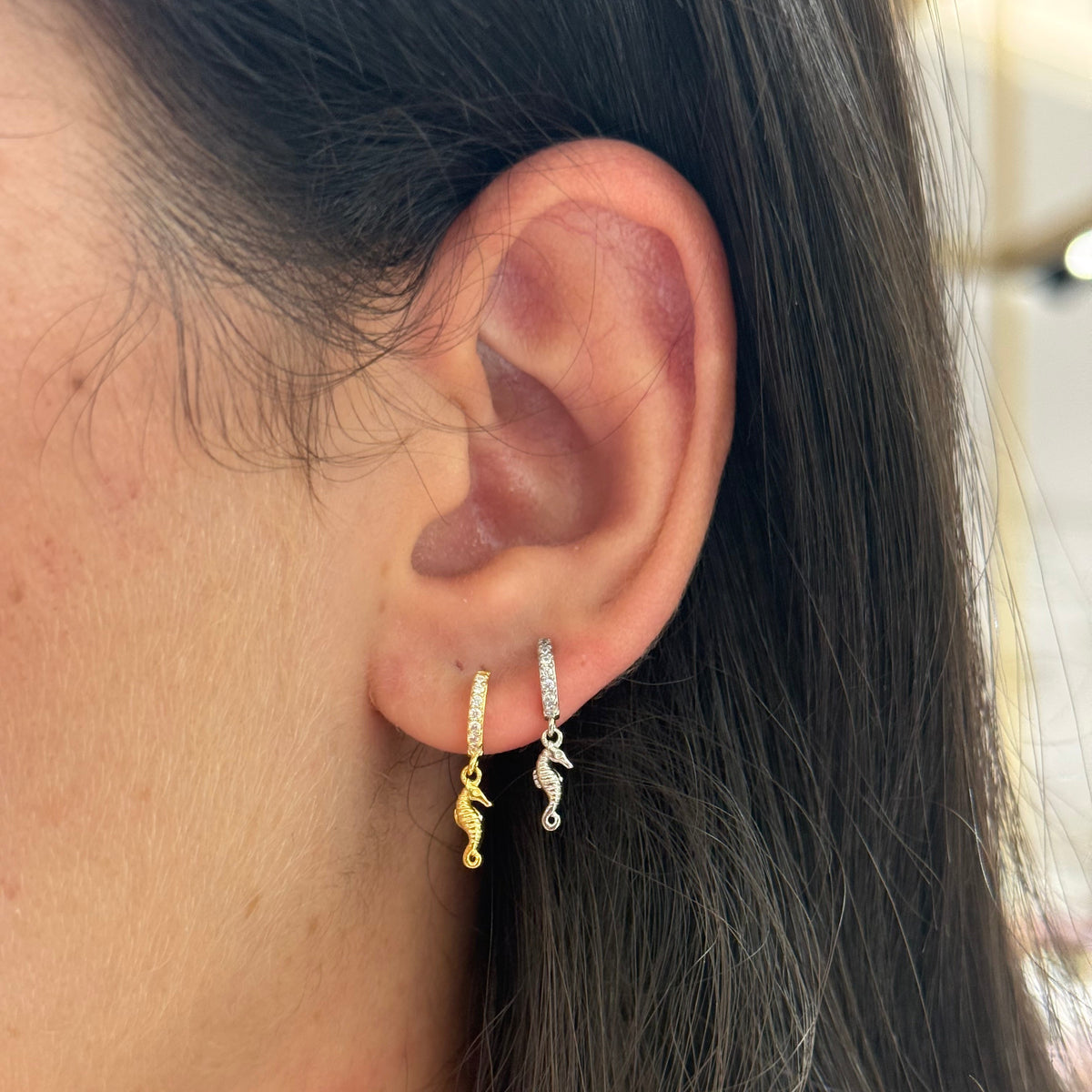 Demi-Hoops Seahorse