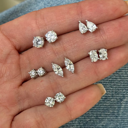 Marquise Stud Earrings