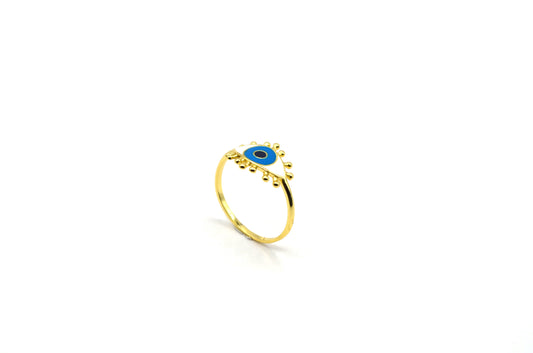 Enamel Eye Ring