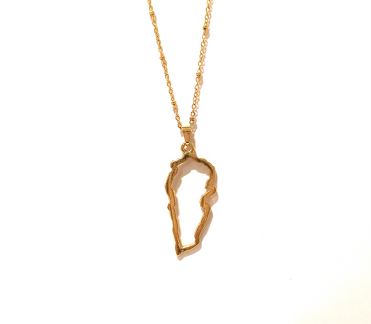 Map of Lebanon Necklace