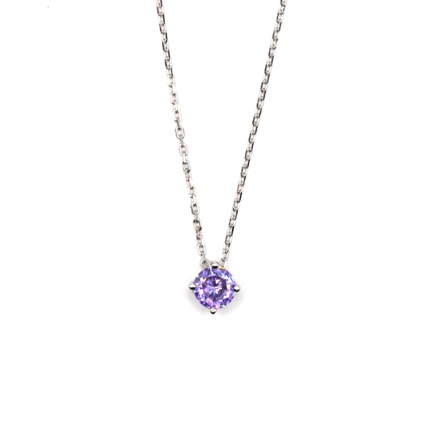 Amethyst Studd Necklace