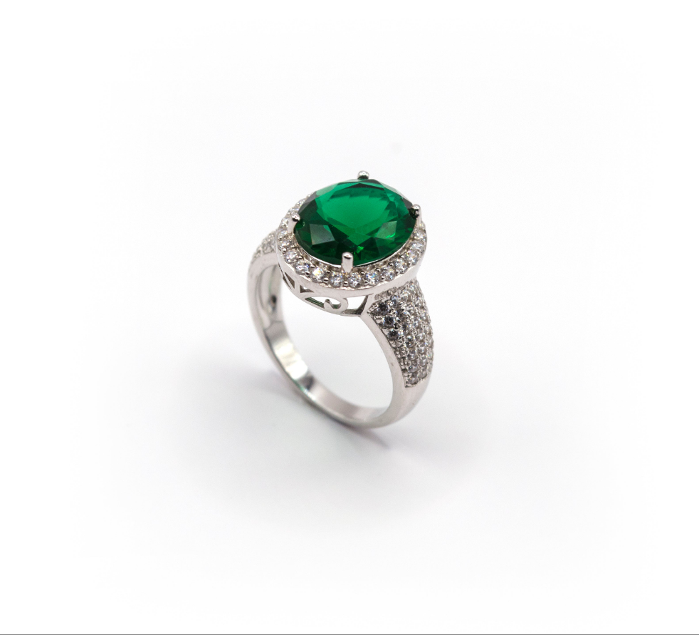 Royal Green Zircon Ring