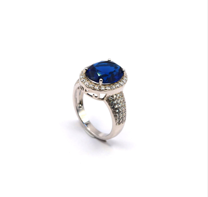 Royal Blue Zircon Ring