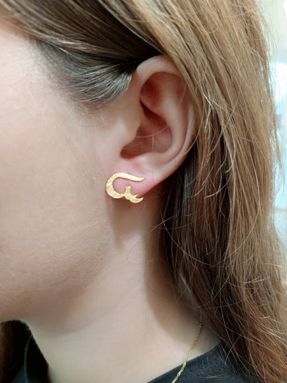 Chain Letter Earrings