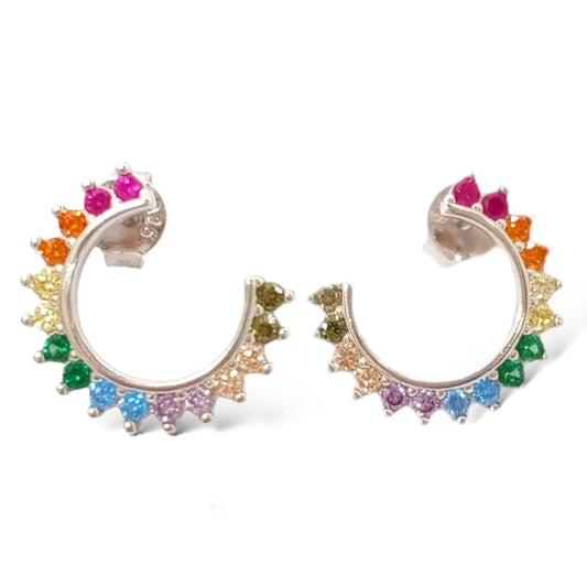 Colorful Arc Earrings