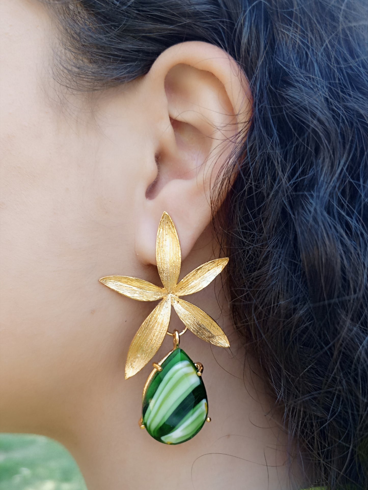 Starfish Stone Earrings