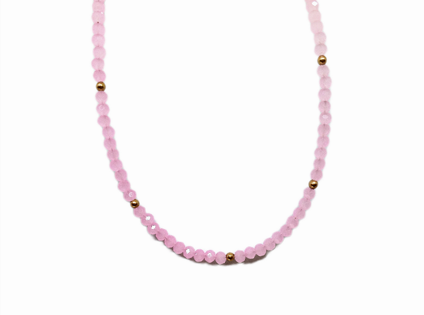 Pink Crystal Necklace