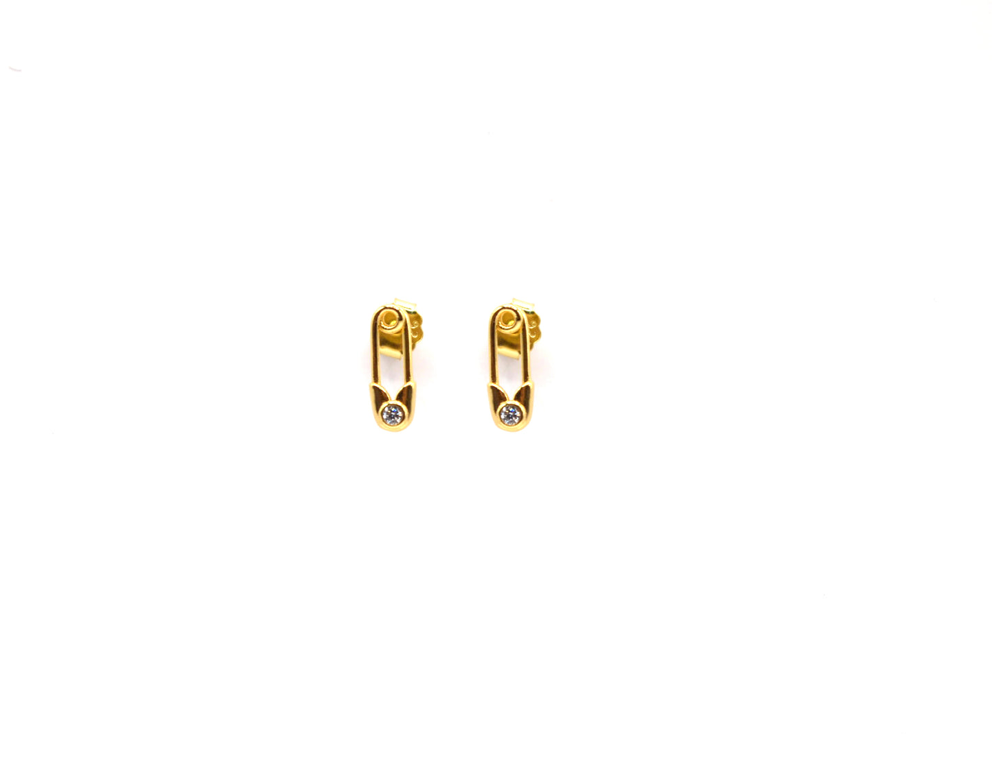 Tiny Pin Stud Earrings