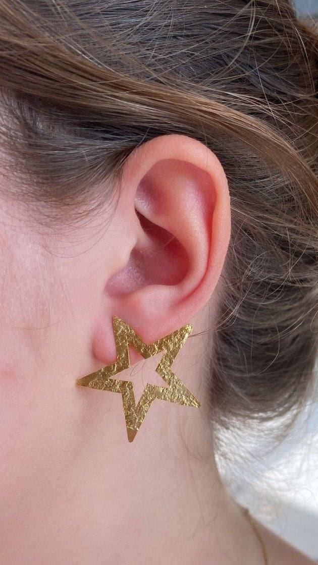 Simple Shooting Star Earrings