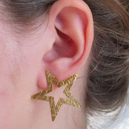 Simple Shooting Star Earrings