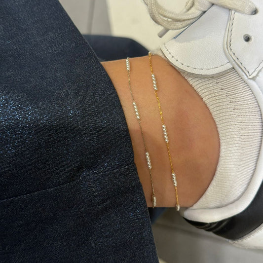 Dainty Pearl Anklet