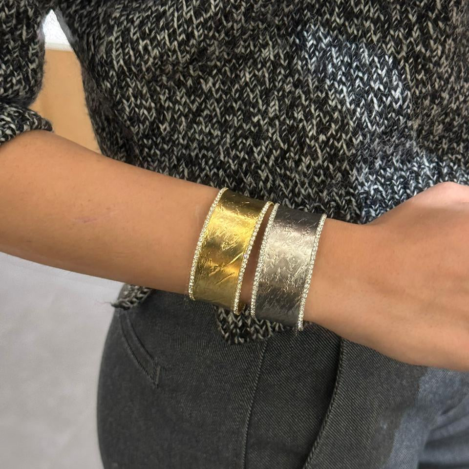 Big Double Sided Zircon Bangle