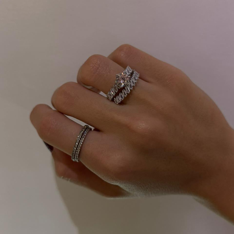 Baguette Twin Set Rings