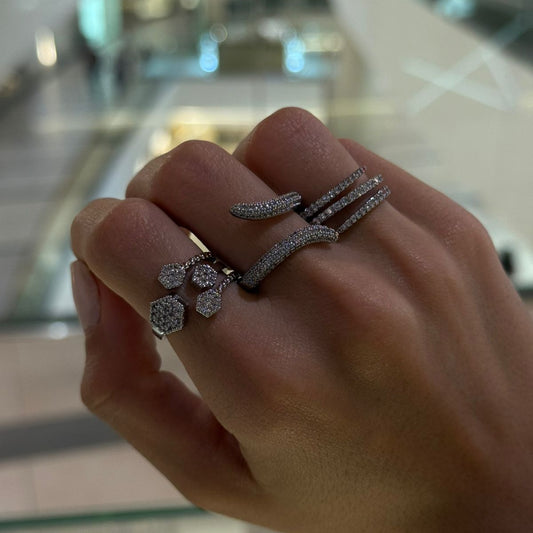 Chunky Honey Comb Ring