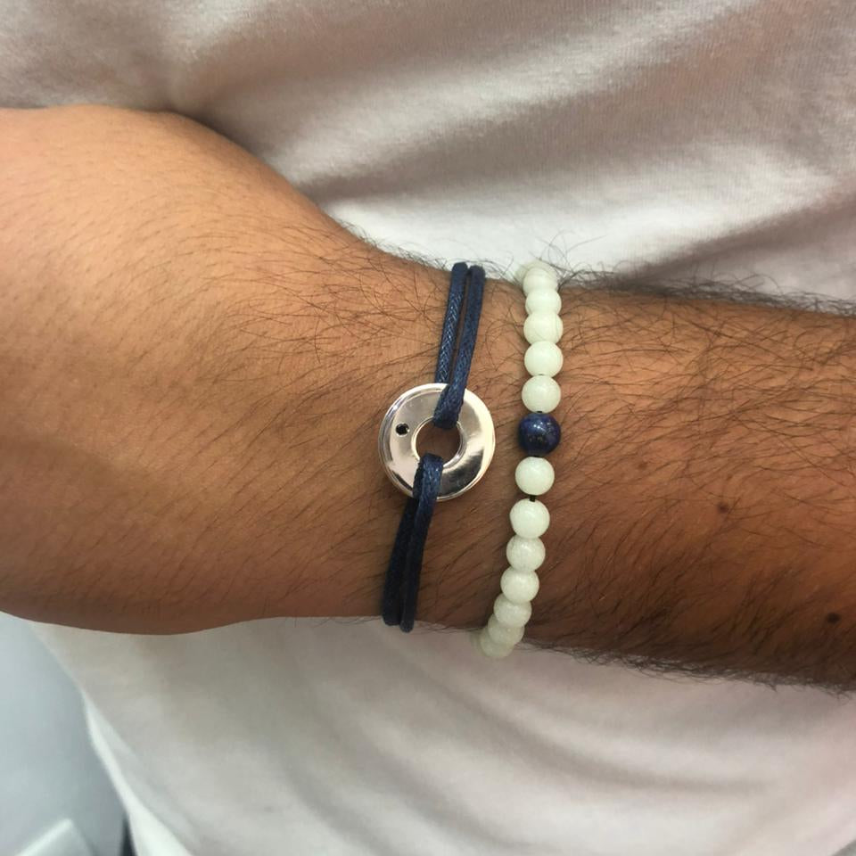 Silver Ring Bracelet (Unisex)