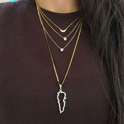 Colored Small Wing Necklace