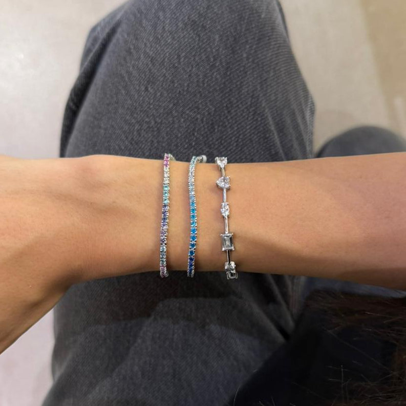 Shades Of Aqua Tennis bracelet