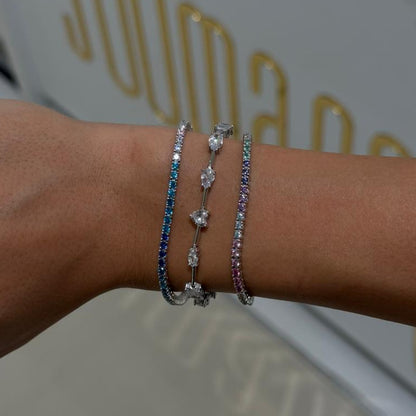 Shades Of Aqua Tennis bracelet