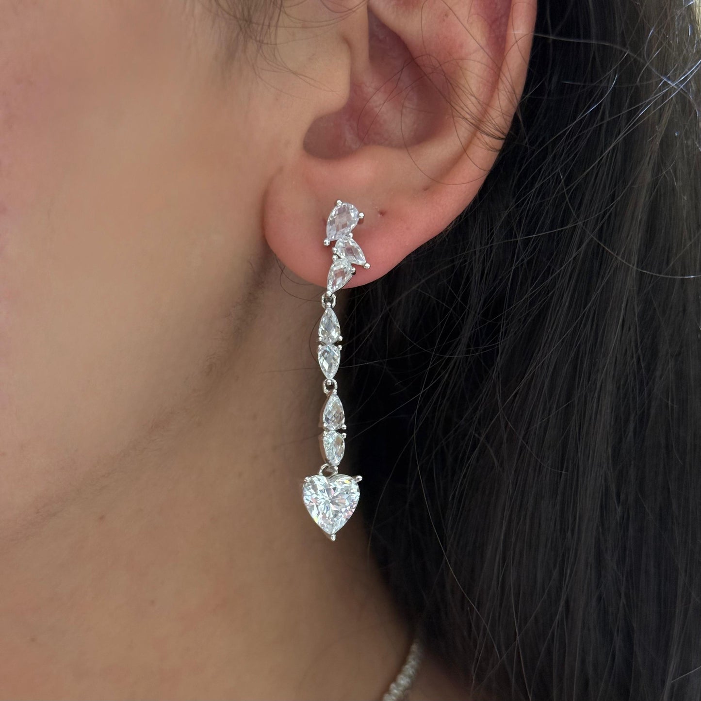 Princess Heart Earrings