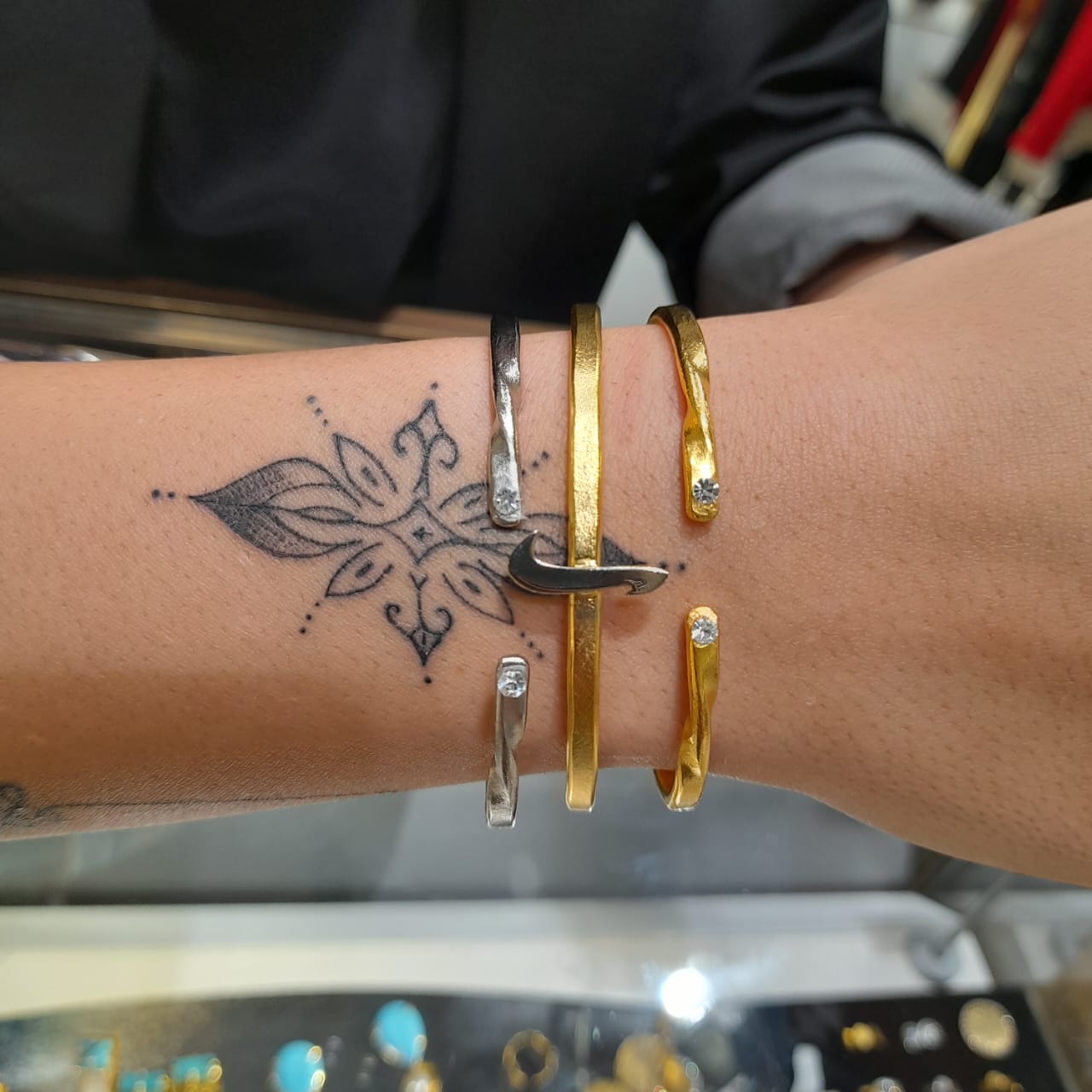 Minimalistic Letter Bangle