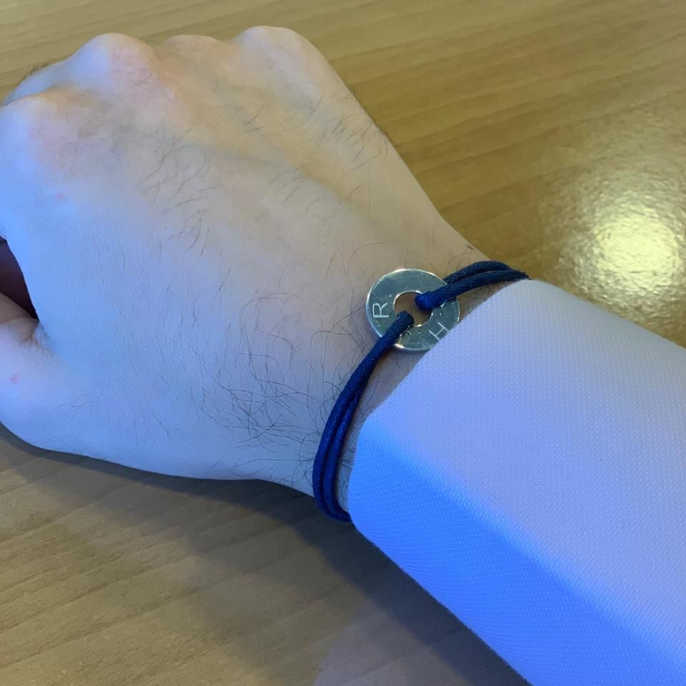 Silver Ring Bracelet (Unisex)