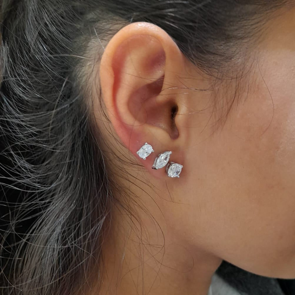 Marquise Stud Earrings