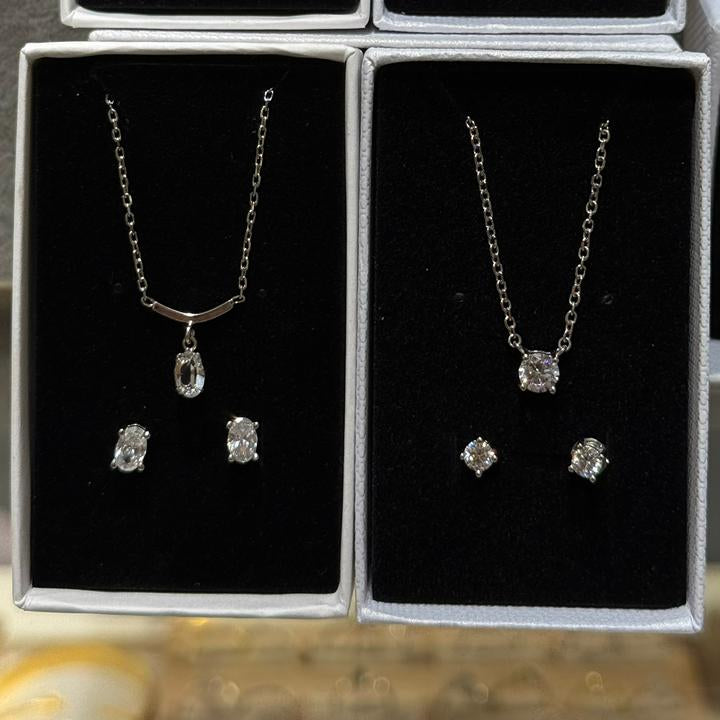 Oval Swarovski Necklace