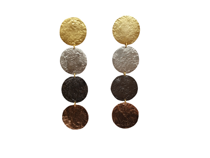 Four Toned Earrings