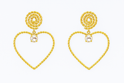 Torsade Heart Earrings