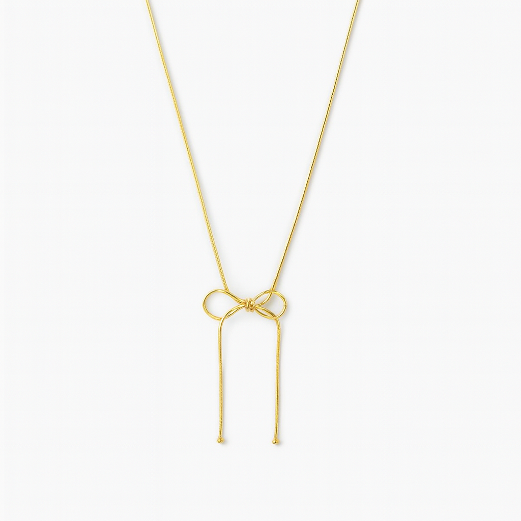 Simple Bow Necklace