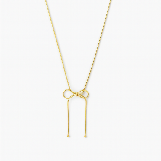 Simple Bow Necklace