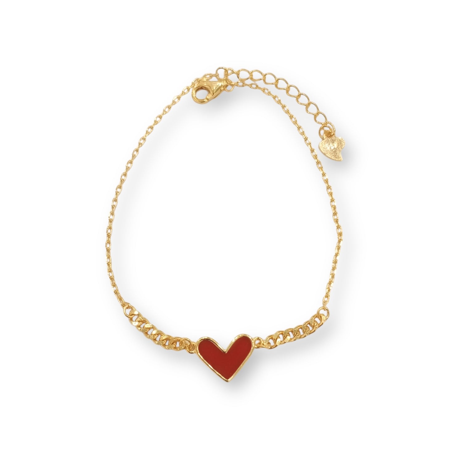 Emaille Heart Bracelet