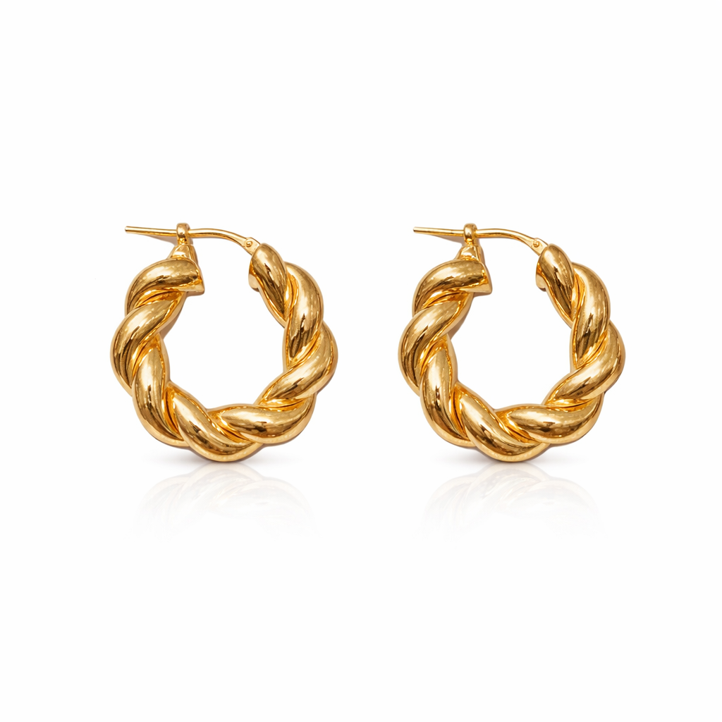 Braided Hoop Earrings