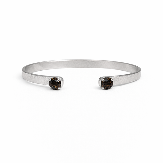 Chocolate Brown Swarovski Stone Bangle