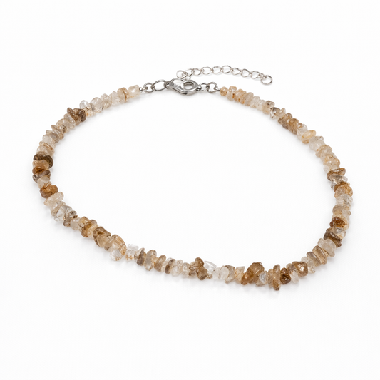 Brown Semi-precious Stone Necklace