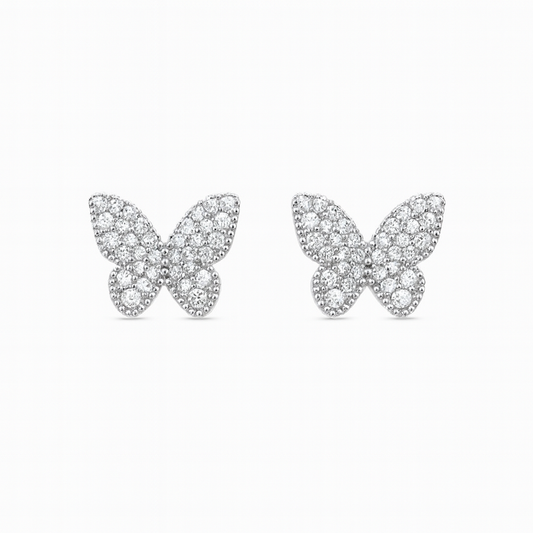 Butterfly Zircon Earrings