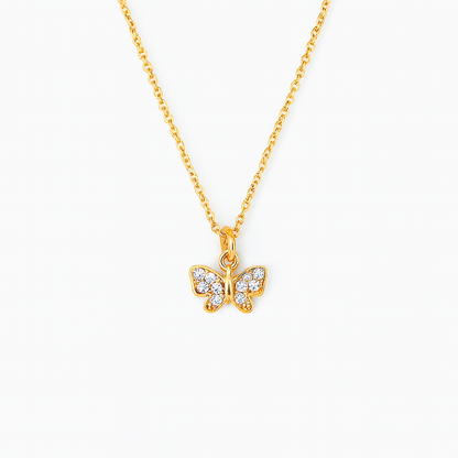 Tiny Butterfly Necklace