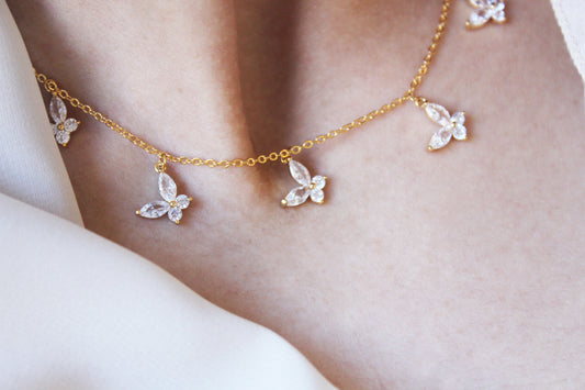 Butterfly Charms Necklace