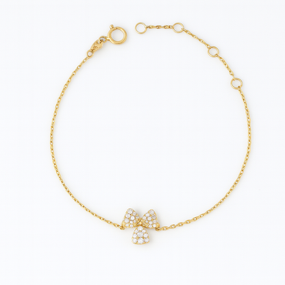 Zircon Trefle Bracelet