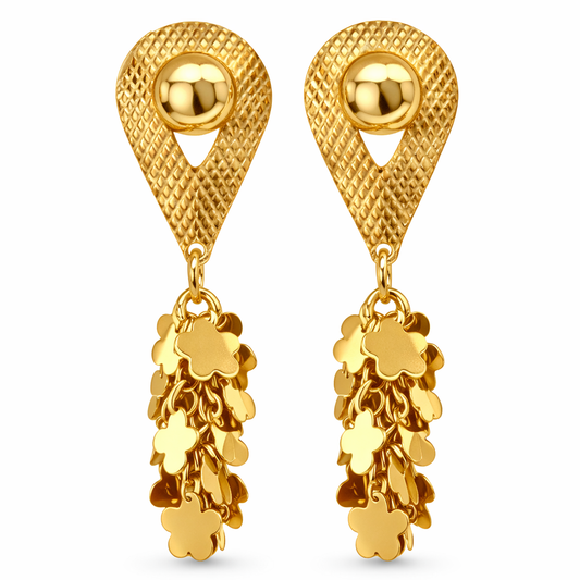 Flower Dangling Earrings