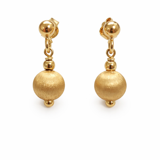 Matte Ball Dangle earrings